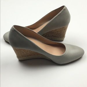 Franco Sarto Calix Grey Cork Wedge